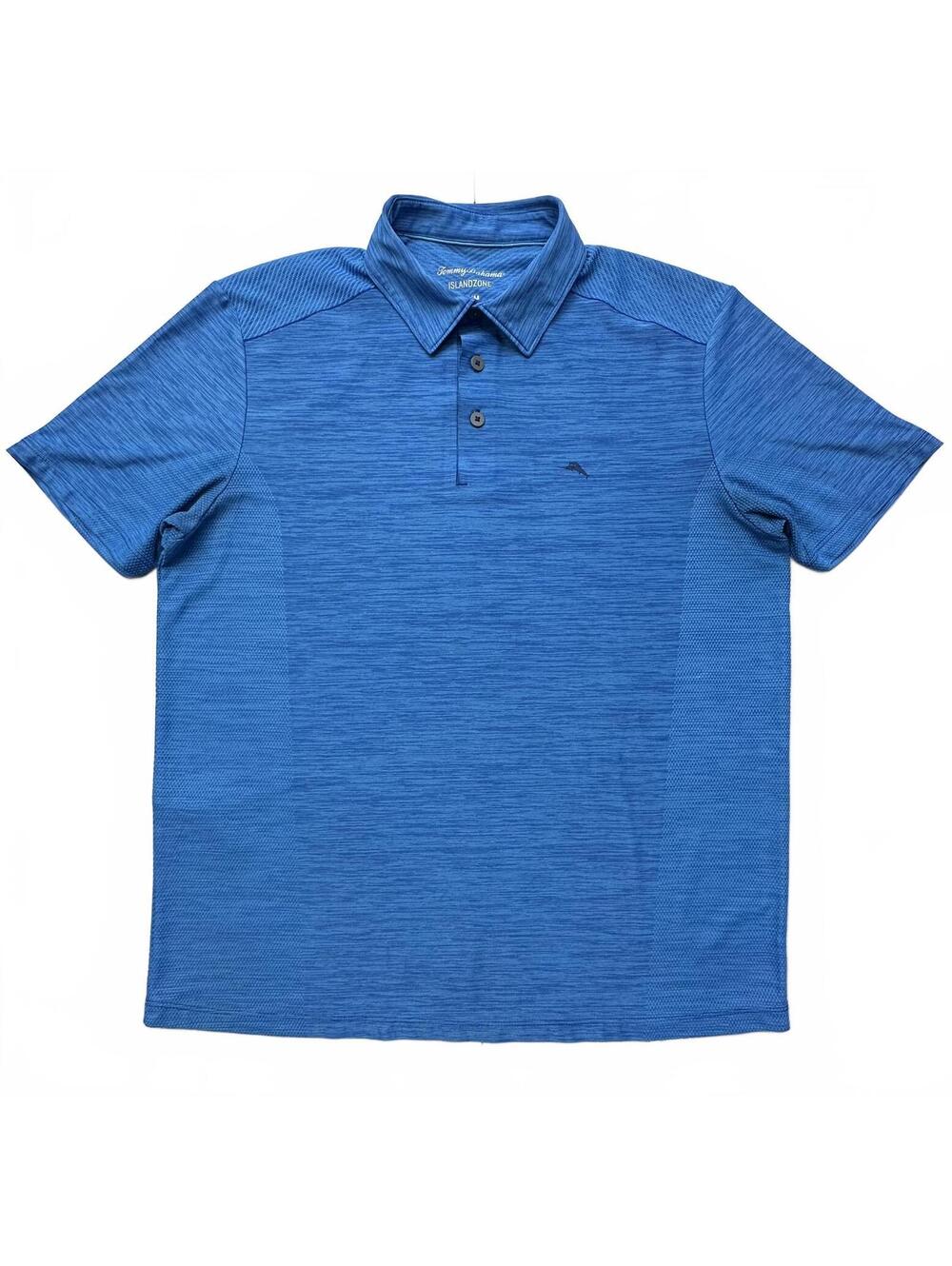 Tommy Bahama IslandZone Polo Men’s Medium Blue Performance Golf Shirt